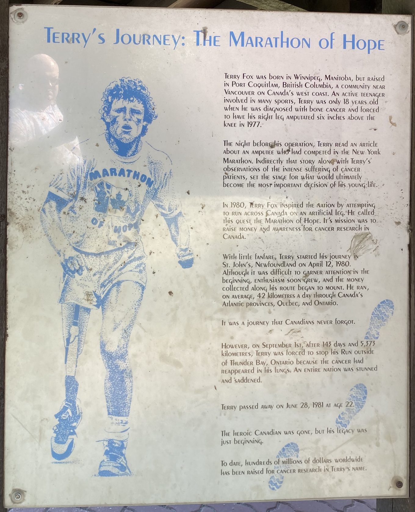 Panel 1: Terry's Journey - Biography and Marathon of Hope story